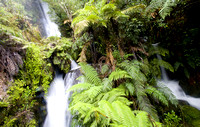 Waterfalls somewhere in the North Island of New Zealand