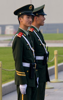 Guards at Tiananmen Square, Beijing, China
