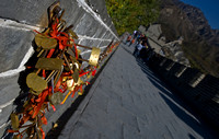 Locks on The Great Wall of China, Beijing, China