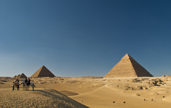 The Pyramids of Giza, Cairo, Egypt