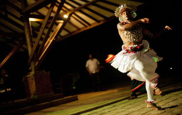 Traditional dancers, near Columbo, Sri Lanka