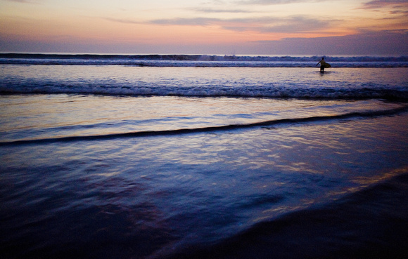 Kuta Beach Sunset, over Bali, Indonesia