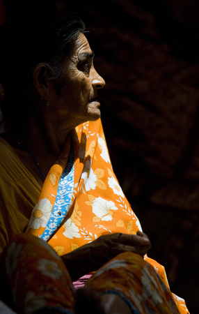 Local women in the Varanasi shadow, India