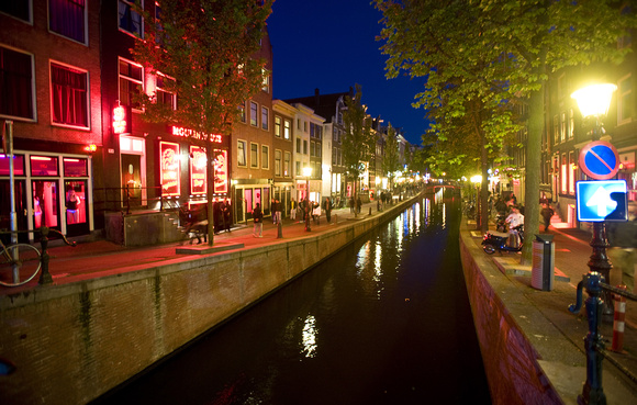 Amsterdam red-light district, Netherlands