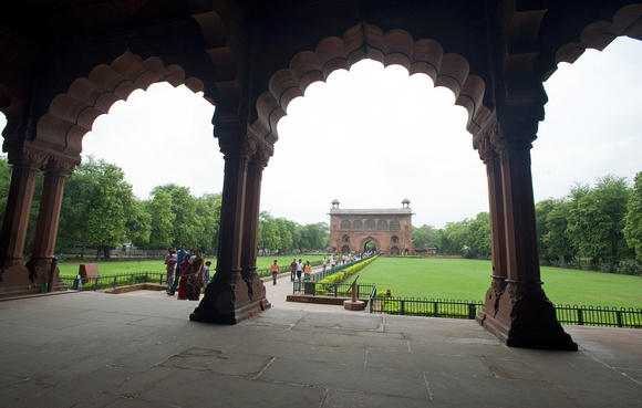 Grounds of The Red Fort (Lal Qila), Delhi, India