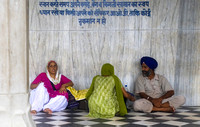 Sikhs at the Gurwara Bangla Sahib temple, Delhi, India