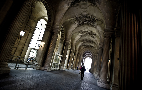 Walking around The Louvre, Paris, France